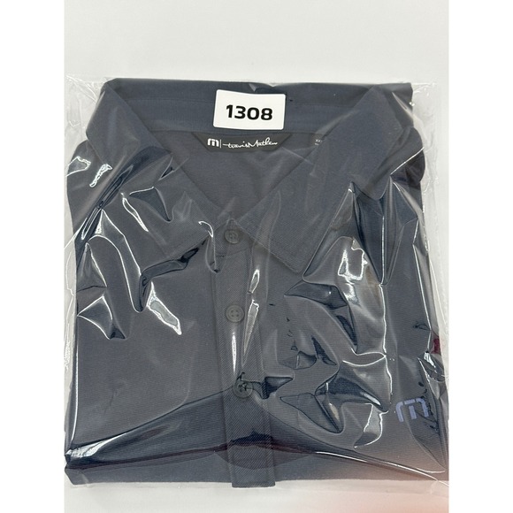 Travis Mathew Mens XXXL Polo Shirt Short Sleeve Blue Gray Golf Casual 3XL - Picture 7 of 7